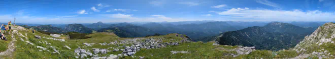 Panorama am Gipfel des Dürrenstein.