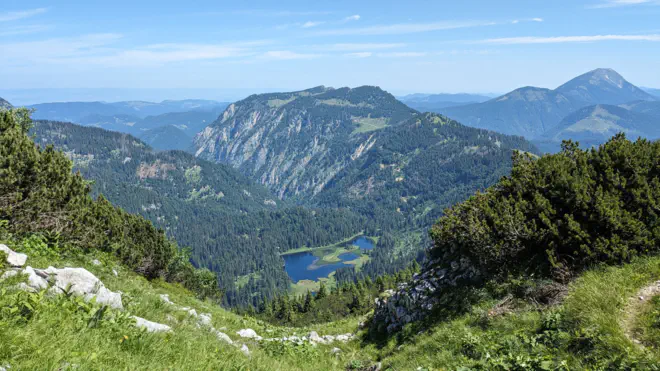 Obersee in Lunz von Herrenalm aus.