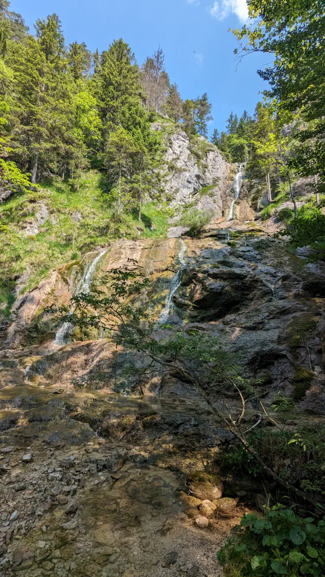 Schleierfall. A small waterfall in the Ötschergräben.
