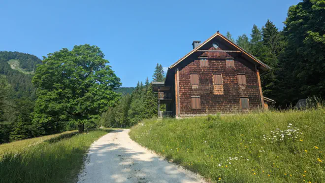 Former pub Spielberger deep in the forest in Hinterötscher.