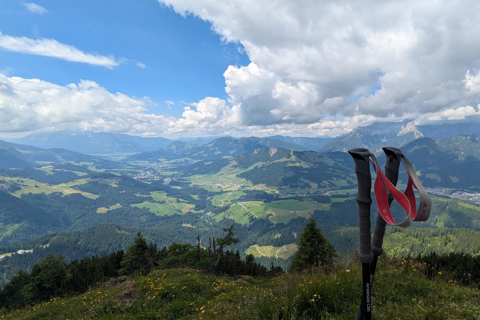 Pillerseetal und Loferer und Leoganger Steinberge.