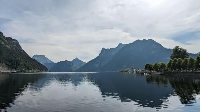 Traunsee von Ebensee aus gesehen