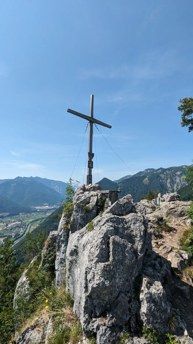 Gipfelkreuz am Großen Sonnstein