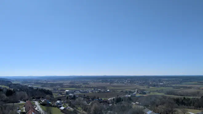 Aussicht von Aussichtswarte Burgauberg.