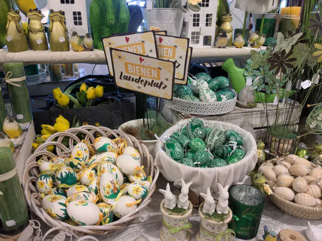 Ostermarkt im Wasserschloss Burgau.