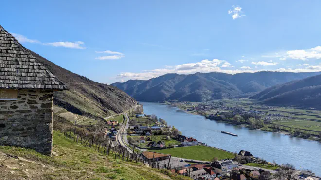 Wunderbares Panorama am Tausendeimerberg in Spitz.