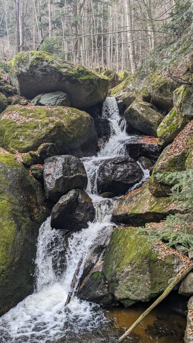 Rauschender Wasserfall in der Ysperklamm.